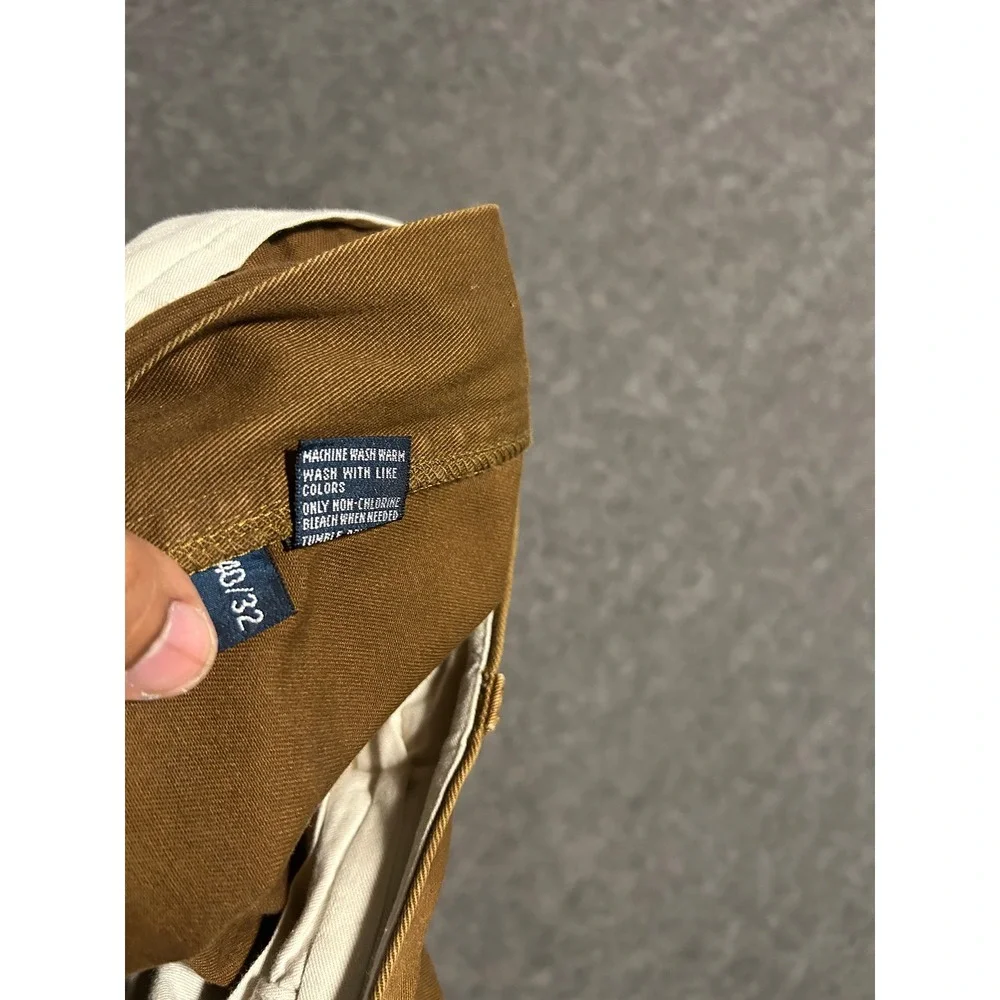 Polo ralph lauren andrew pants mens brown fit 38X31 (tag 40X32) chino work